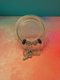 Lavender Starshine Charm Bracelet